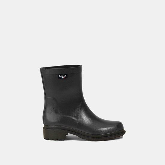 Aigle The Urban Rain Boots Women Black ZA-60275